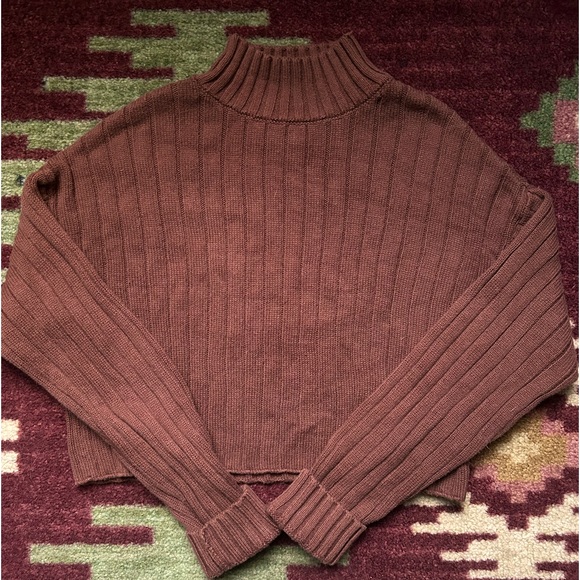 Pacsun Crop Knit Sweater - Picture 1 of 3